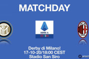 ◆セリエA◆4節 ミラノダービー、イブラ2G！終盤インテルの猛攻凌ぎミラン4連勝で首位！