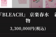 【画像】人気漫画「BLEACH」の着物、とんでもない値段で販売されるｗｗｗｗ