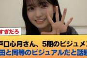 瀬戸口心月さん、5期のビジュメン・奥田と同等のビジュアルだと話題に #乃木坂46 #乃木坂46のスター