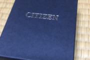 シチズンの腕時計買ったから見て！