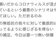 【悲報】コロおじさん、飛行機雲にコロナウイルスが混ざってると警戒してしまう……。