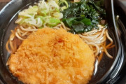 【悲報】関東人さん、蕎麦にコロッケを沈めてしまうｗｗｗｗｗｗｗｗｗｗｗ