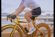 Yoeleo、ロードバイクを金色にしてしまう