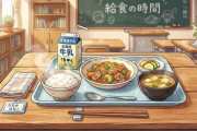【和食と合わない】給食で牛乳やめ緑茶出すも･･･栄養下回る【福岡市】