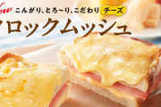【超画像】ドトールのクロックムッシュとかいう食べ物w