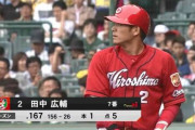 田中広輔(25) .292(295-86) 9本 34打点 10盗塁 OPS.781