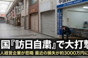 【速報】中国の訪日自粛政策によって中国人経営の中国企業が大打撃「最近の損失が約3000万円に上る」＼(^o^)／おめでとう