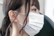 【画像】小顔女子がマスク着用した結果トンデモないことにwwwwwwww