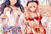 【FGO】ドレス姿のイシュタル＆エレちゃんイラスト！　どっちも美しいですね！！