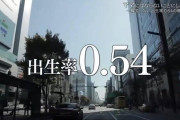韓国人「NHKドキュメンタリーで “韓国の少子化問題” が取り上げられた件……」