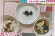 【悲報】小学校の給食、みすぼらしくなってしまう