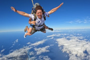 石塚綜一郎、人生初のスカイダイビングに挑戦