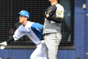 日本ハム・矢沢が先頭打者初球本塁打　阪神・西勇から快音