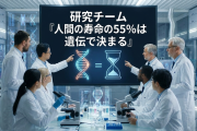 研究チーム「結局、人間の寿命の55％は遺伝で決まる」