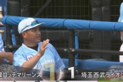 GIF画像　安田のタイムリーきたぁぁぁ！！ロッテ同点！！
