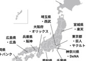 12球団、交流戦の移動距離www