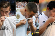 【リーガエスパニョーラ】みんなやってた！レアル恒例のキス映像まとめ　唯一の拒否選手とは