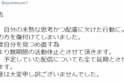 みけねこ(元潤羽るしあ)さんとのＤＭ晒してバカにし炎上したポケモン実況者あゆみん、無期限活動休止に