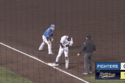 【vs.オリックス】日ハム加藤、7回に中川にタイムリースリーベースを浴びて先制を許す