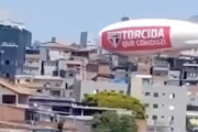 【動画】サンパウロFCの飛行船が住宅街に墜落してしまう事故。