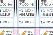 【速報】外国人問題などに関するX、70アカウントが組織的拡散　特徴共通、世論介入か
