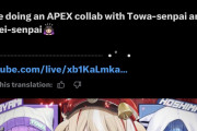 【海外の反応】鈴鳴つづり＆常闇トワ＆星街すいせいのAPEXコラボ告知に海外ファン歓喜「新生スタテンだ！」