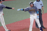 阪神・梅野が適時三塁打　「ファン投票で選んでいただいたので、何とか良い姿を見せたかった」