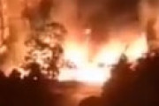 【動画】 中国の駐車場でEV300台が一気に爆発炎上　消防隊駆けつけるも破裂を続け30分で全焼