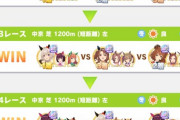 ウマ娘の短距離の大会難しいね！
