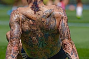 ◆悲報◆セルヒオ・ラモスの背中と腕、もうタトゥー追加するスペースなし