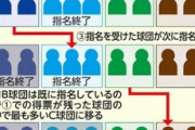 現役ドラフトの指名方式判明　12球団がリストから指名したい選手に投票　最多得票球団に1番目指名権