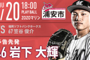 一軍試合実況　8月20日18:00～ ロッテ－ソフトバンク (先発 岩下×笠谷)