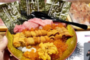 韓国人「外国人観光客に大人気、日本の1万6000円の丼」