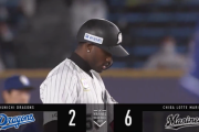 エチェバリア走者一掃タイムリー2ベースきたぁぁぁぁ！ロッテ貴重な追加点！！