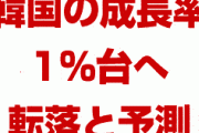 米ゴールドマン「韓国の成長率は1%台に転落する」　終わったな…