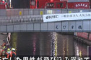 【動画】 大阪 道頓堀川で男性死亡 ⇒ とんでもない着ぐるみを着て飛び込んでいた・・