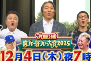 プロ野球珍プレー好プレー大賞2025、よる7時から