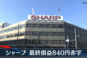 SHARPさん、赤字。。。