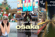 海外「行くのあこがれ！」大阪で締めくくり！米国女子の日本旅行Vlogに満足