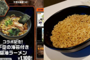 【画像】『Dr.STONE』コラボのラーメン（1100円）が酷すぎて『カラオケの鉄人』炎上