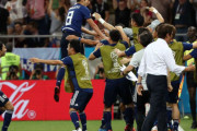 サッカーの日本vsベルギーと昨日の日本vs南アフリカ