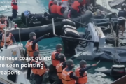 【速報】中国海警局のフィリピン軍への海賊行為、フィリピン当局が動画公開　中国側が全員刃物を向けていることが判明