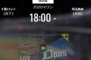 【試合実況】西武スタメン 8 川越 9 鈴木（2020.7.9）