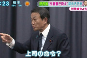 麻生太郎 超絶嫌そうに10万円渡す