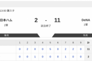 【2軍 日本ハムvs.DeNA】2-11で敗戦