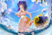 【アズレン】ポーラの水着スキン　水辺のハプニング？はL2D！　指揮官はヒトデになりたい