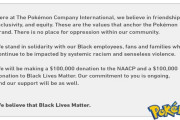 ポケモン公式、黒人支援団体に20万ドルの寄付を発表