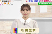 櫻坂46運営スタッフからグループLINEで安否確認も！松田里奈、生放送で地震発生直後の様子を語る【THE TIME,】