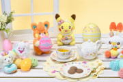 『ポケモン』イースターがテーマのグッズ登場！パピモッチたちフワフワぬいに「パモさんバブみ」