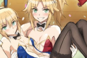 【FGO】バニー父上をお姫様抱っこしてるバニーモーさん！！　Wバニーいいぞぉ＾～